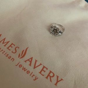 *Retired* James Avery April Flower Ring